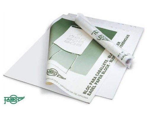 FAIBO bloc papel para  pizarra 50 hojas Blanco (Espera 4 dias)