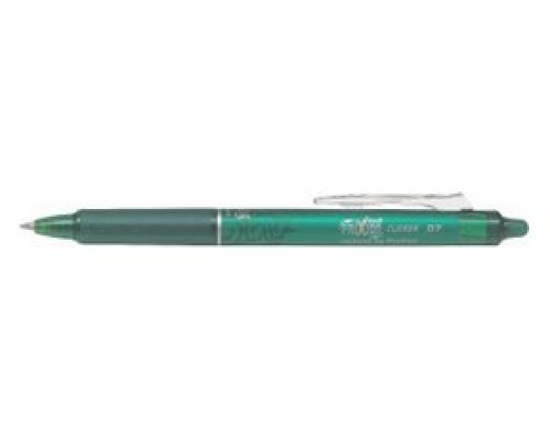 BOLIGRAFO BORRABLE FRIXION CLICKER VERDE PILOT BLRT-FR7-V (MIN12) (Espera 4 dias)