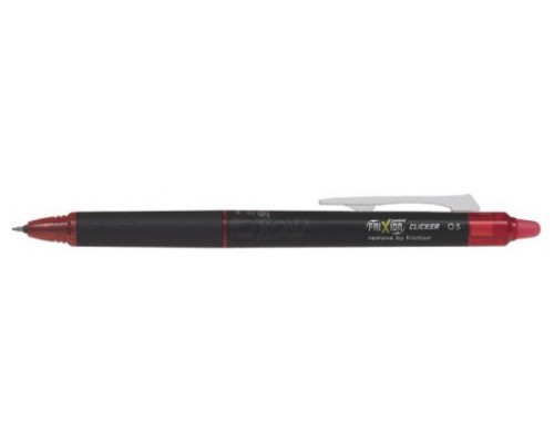 Pilot FriXion Point Clicker Bolígrafo de gel de punta retráctil Fino Rojo 1 pieza(s) (MIN12) (Espera 4 dias)