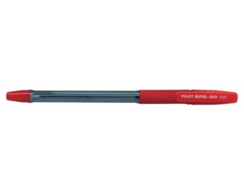 BOLIGRAFO TINTA ACEITE ROJO PILOT BPS-GP-M-R (MIN12) (Espera 4 dias)