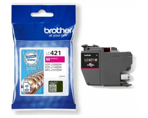 TINTA BROTHER LC-421 MAGENTA (Espera 4 dias)