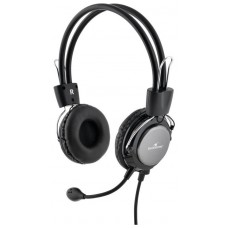 Bluestork MC-201 auricular y casco Auriculares Diadema Conector de 3,5 mm Negro, Plata (Espera 4 dias)