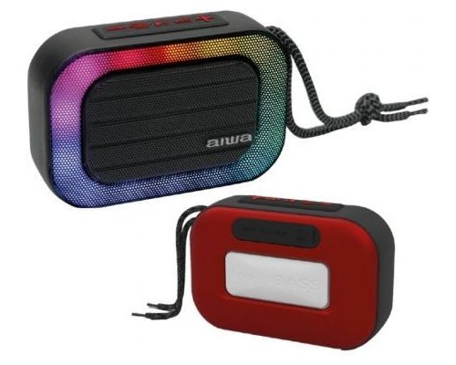 ALTAVOZ BLUETOOTH PORTABLE AIWA BST-130 RD 5W RMS BT-SX12 ALTAVOZ BLUETOOTH PORTABLE AIWA BST-130 RD 5W RMS BT