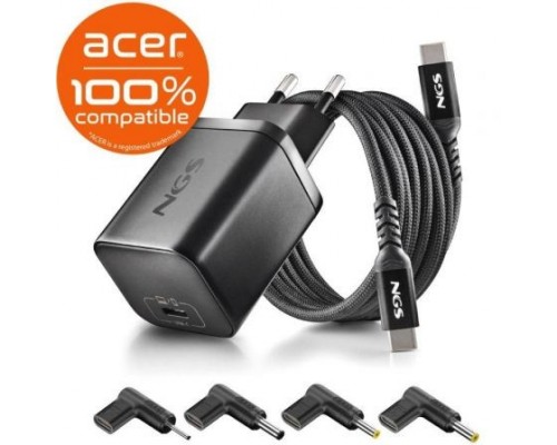 CARGADOR NGS DE PARED 65W USBC + 4CLAVIJAS PORTATIL-SX10 CARGADOR NGS DE PARED 65W USBC + 4CLAVIJAS PORTATIL