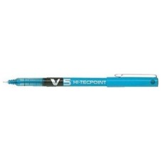 BOLIGRAFO ROLLER TINTA LIQUIDA V5 AZUL CLARO PILOT CLBX-V5-LB (MIN12) (Espera 4 dias)