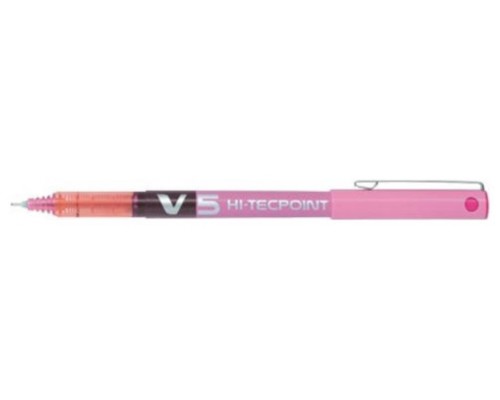 BOLIGRAFO ROLLER TINTA LIQUIDA V5 ROSA PILOT BX-V5-P (MIN12) (Espera 4 dias)