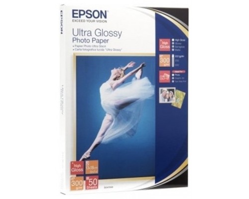Epson Papel Ultra Glossy Photo Paper 10x15cm (50 hojas)300gr