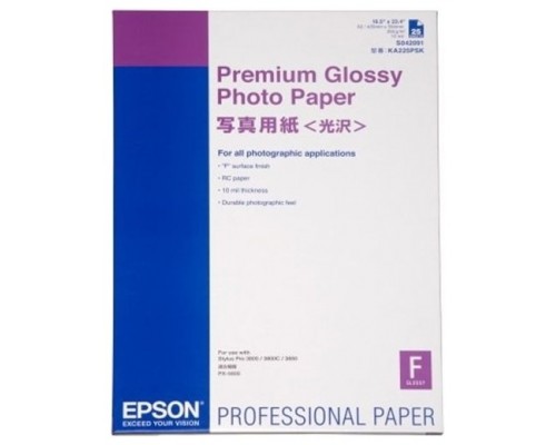 Epson GF Papel Premium Glossy Photo A2, 20 hojas - 250g/m2