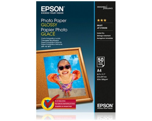 Epson Papel Photo Glossy A4 50 hojas 200grs