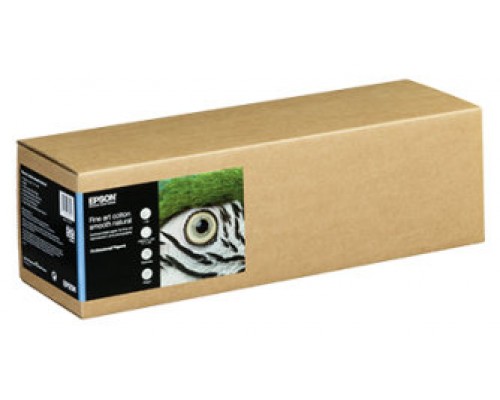 " EPSON papel Fine Art Cotton Smooth Natural 17" "  x 15m"