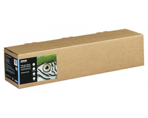 " EPSON papel Fine Art Cotton Smooth Natural 24" "  x 15m"