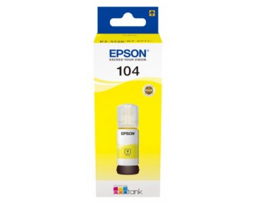 104 EcoTank Yellow ink bottle