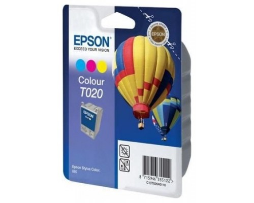 Cartucho de tinta de 3 colores T020 para Stylus Color