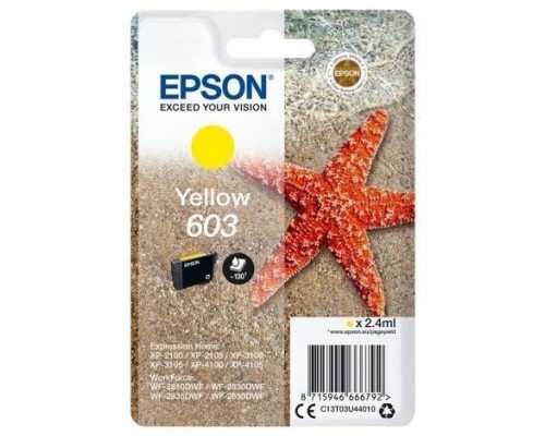 TINTA EPSON 603 ORI AMARILLO C13T03U44010