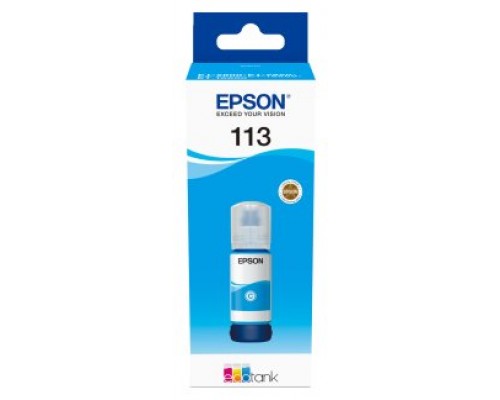 EPSON TINTA BOTE CIAN ECOTANK ET-5850, ET-5800,