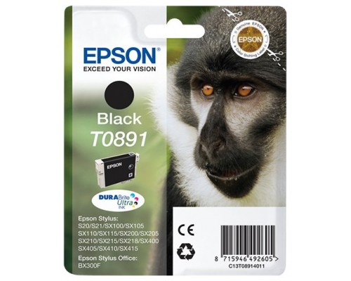 Epson Stylus S20/SX105/SX205/405 Cartucho Negro (Radiofrecuencia + acoustic magnetic)