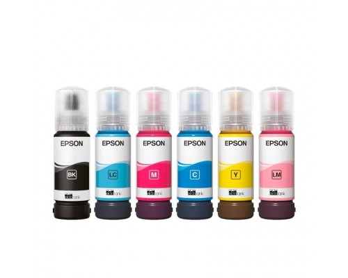 Epson Botella Tinta Ecotank 107 Cian-SX6 Epson Botella Tinta Ecotank 107 Cian