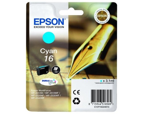 CARTUCHO EPSON CYAN 16 T1622