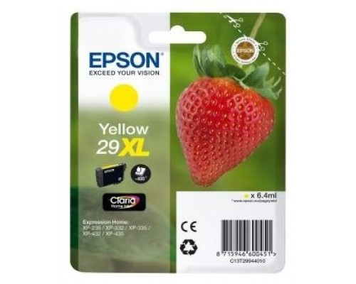 Singlepack Yellow 29XL Claria Home Ink