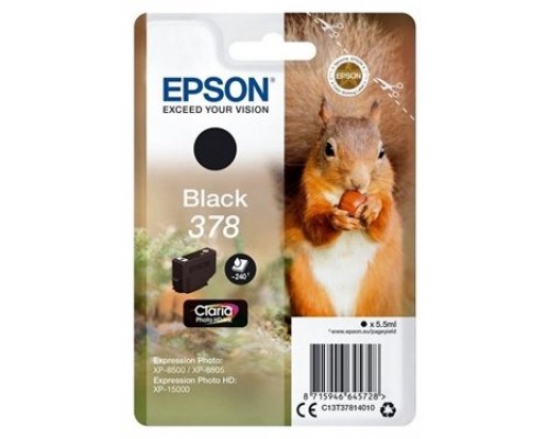 TINTA EPSON 378 ORI NEGRO PHOTO C13T37814010