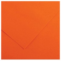 PAQUETE 25 HOJAS CARTULINA IRIS 50X65 185G NARANJA GUARRO CANSON C200040224 (Espera 4 dias)