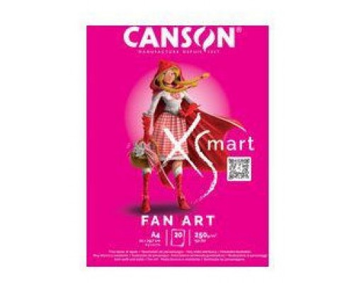 BLOC ENC 21X29,7 20H XSMART FAN ART 250G CANSON C32250P001 (Espera 4 dias)