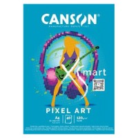 BLOC ENC 21X29,7 40H XSMART PIXEL ART 120G CANSON C32250P004 (Espera 4 dias)