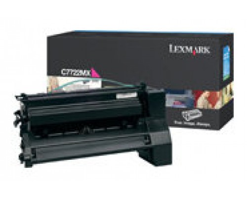 Lexmark C772 Cartucho impresion magenta Extra Alto Rendimiento (15K)