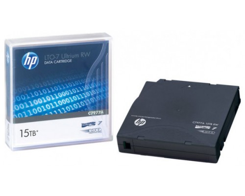 HP Cartucho de Datos DC HPE Ultrium LTO-7 (BaFe) etiquetado 6TB/15TB secuencia a medida