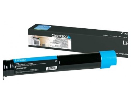 Lexmark C950 Cartucho de toner cian Extra Alto Rendimiento