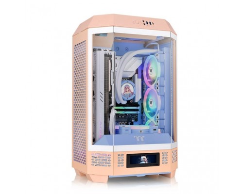 CAJA THERMALTAKE THE TOWER T300 M-ATX 2XUSB 3.0 SIN FUENTE NARANJA PEACH