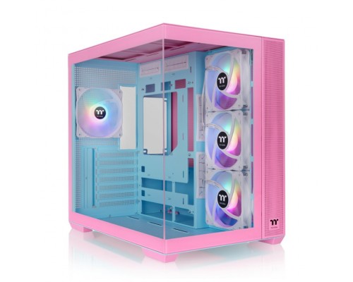 CAJA ATX THERMALTAKE VIEW 380 USB CX1 2XVENT120MM ARGB PINK S/N FUENTE