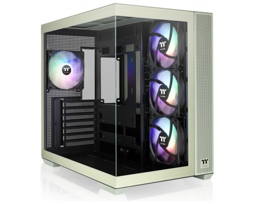 CAJA ATX THERMALTAKE VIEW 380 USB CX1 2XVENT120MM ARGB GREEN S/N FUENTE