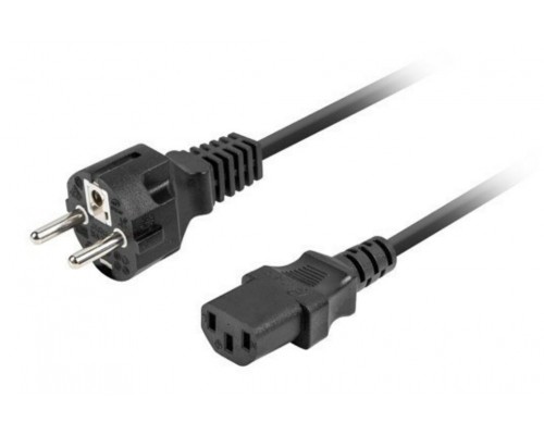 CABLE DE ALIMENTACION LANBERG SCHUKO CEE 7/7 A IEC320 C13 1.8M RECTO-SX3 CABLE DE ALIMENTACION LANBERG SCHUKO CEE 7/7 A IEC320 C13 1.8M RECTO