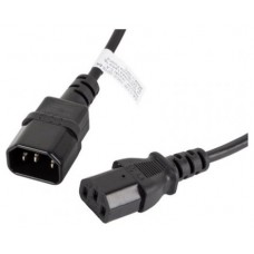 CABLE ALARGADOR LANBERG ALIMENTACION CPU IEC320 C13 H/IEC320 C14 M 1.8M