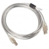 CABLE USB 2.0 LAMBERG USB-A MACHO A USB-B MACHO 1,8M FERRITA TRANSP-3SX CABLE USB 2.0 LAMBERG USB-A MACHO A USB-B MACHO 1,8M FERRITA TRANSP