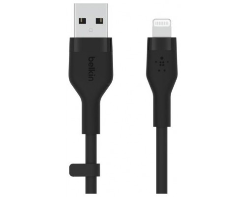 CABLE BELKIN CAA008BT1MBK USB-A A LIGHTNING SILICONA