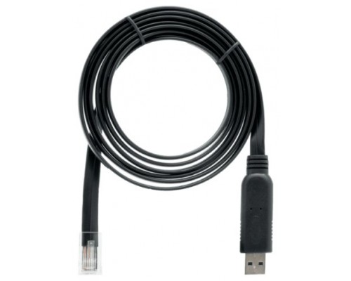 QNAP CAB-CONSOLE-URJ45-1M8 cable USB 1,8 m RJ-45 USB A Negro (Espera 4 dias)