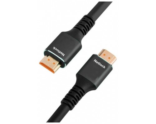 Netlock Cable HDMI V2.1 M-M 8K@60HZ 48GBPS, 5M
