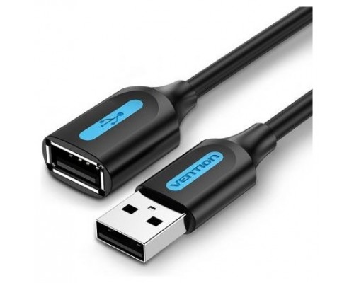 CABLE ALARGADOR USB 2.0 M/H 1 M NEGRO VENTION (Espera 4 dias)