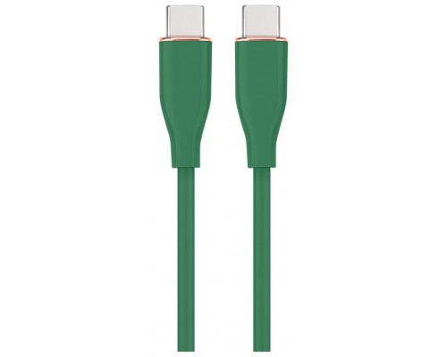 CABLE DE CARGA Y DATOS GEMBIRD (PD) TIPO-C SILICONA ALTA CALIDAD 1,5M VERDE-SX4 CABLE DE CARGA Y DATOS GEMBIRD (PD) TIPO-C SILICONA ALTA CALIDAD 1,5M VERDE