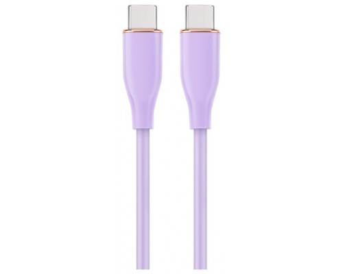CABLE DE CARGA Y DATOS GEMBIRD (PD) TIPO-C SILICONA ALTA CALIDAD 1,5M MORADO-SX4 CABLE DE CARGA Y DATOS GEMBIRD (PD) TIPO-C SILICONA ALTA CALIDAD 1,5M MORADO