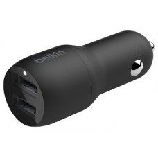 CARGADOR DE COCHE BELKIN CCB001BTBK  DOBLE USB-A  24W