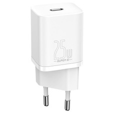 BASEUS SUPER SI QUICK CHARGER 1C 25W EU WHITE (Espera 4 dias)-SX8 BASEUS SUPER SI QUICK CHARGER 1C 25W EU WHITE (Espera 4 dias)