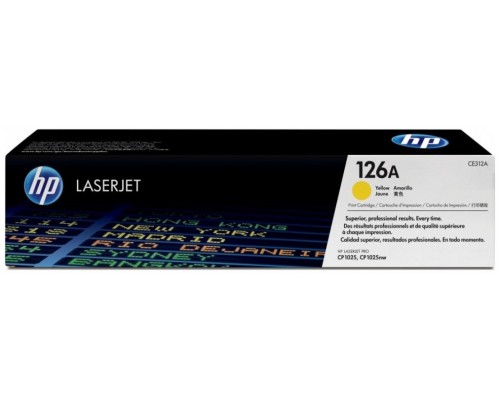 HP TONER 126A AMARILLO CE312A 1.000 PAG. LASERJET