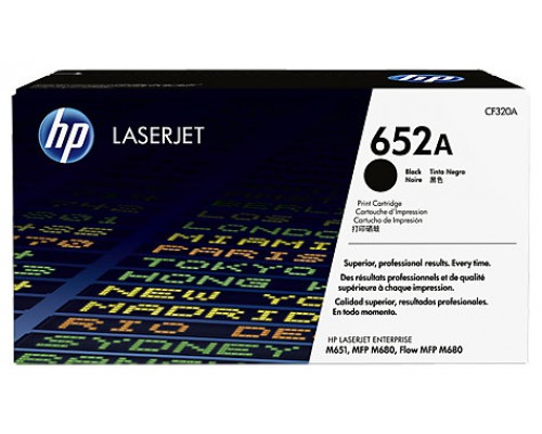 HP LaserJet Enterprise Flow MFP M680f 652A Toner Negro