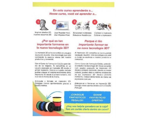 CoLiDo Curso Impresora 3D D1315 Series Nivel I RETAIL