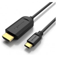 CONVERSOR 1.4 USB-C/M A HDMI/M 4K 3 M NEGRO VENTION (Espera 4 dias)