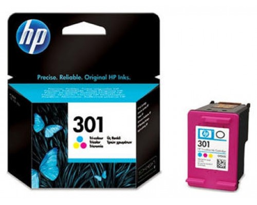Cartucho de tinta original HP 301 Tri-color