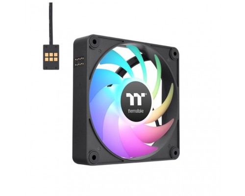VENTILADOR MAGNETICO DE CAJA THERMALTAKE CT120 EX ARGB 3XVENT NEGRO